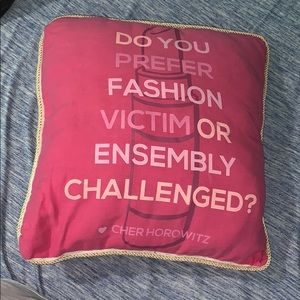Clueless Quote Pillow